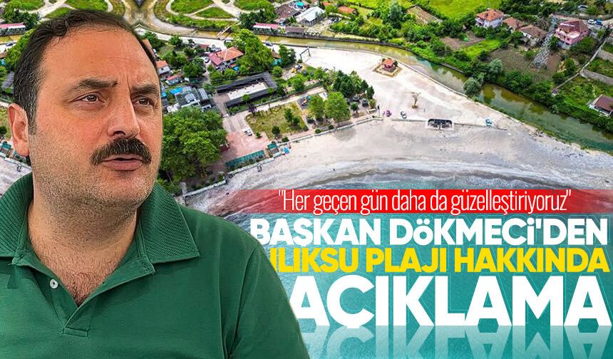 Başkan Dökmeci'den Ilıksu Plajı hakkında açıklama: "Her geçen gün daha da güzelleştiriyoruz"
