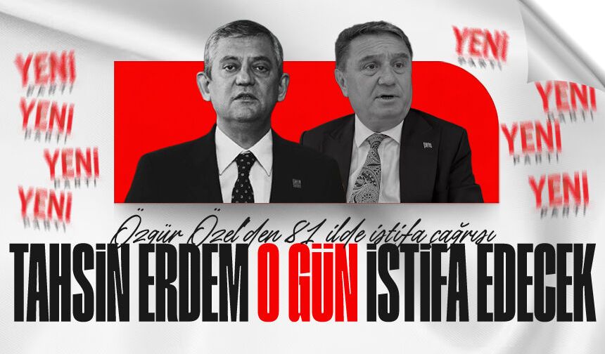 Belediye Başkanı Tahsin Erdem o gün istifa edecek