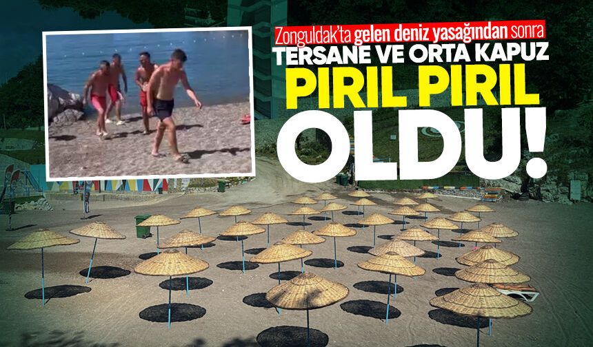 Denize girmek yasaklandı, temizlik seferberliği başladı!