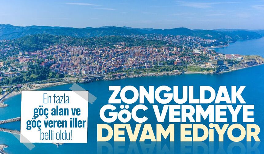 En fazla göç alan ve göç veren iller belli oldu: Zonguldak göç vermeye devam ediyor