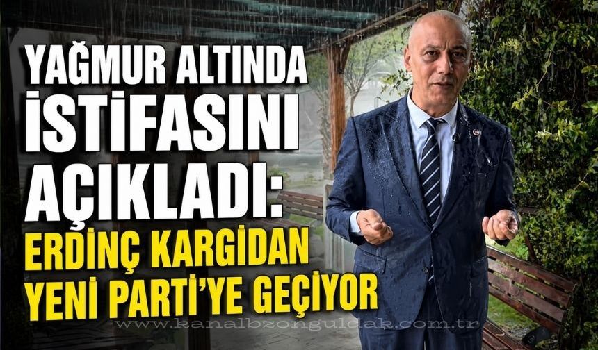 Erdinç Kargidan CHP’den istifa etti: Yeni Parti’de devam edecek