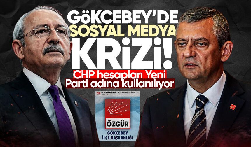 Gökçebey'de sosyal medya krizi: CHP hesapları Yeni Parti adına kullanılıyor