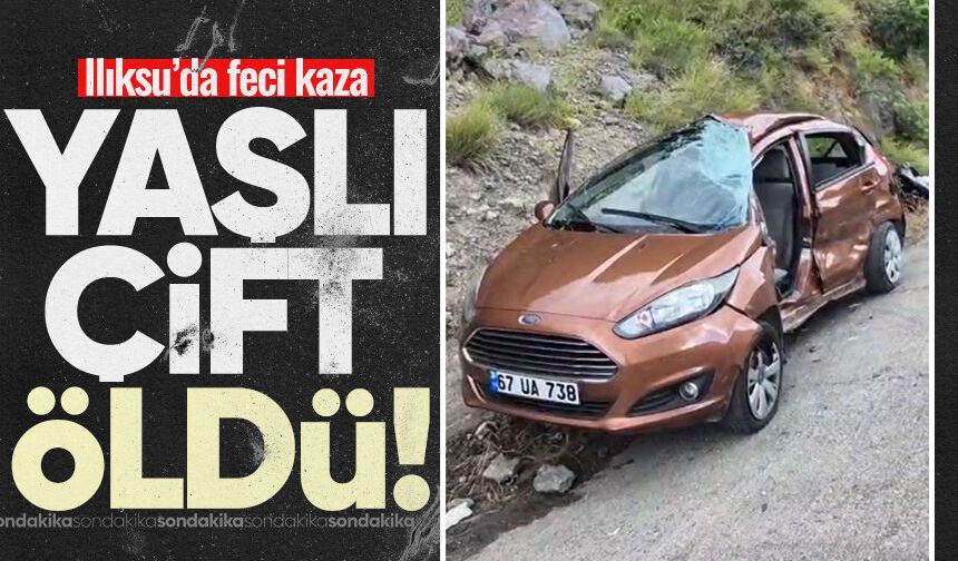 Ilıksu'da feci kaza: Karı koca hayatını kaybetti