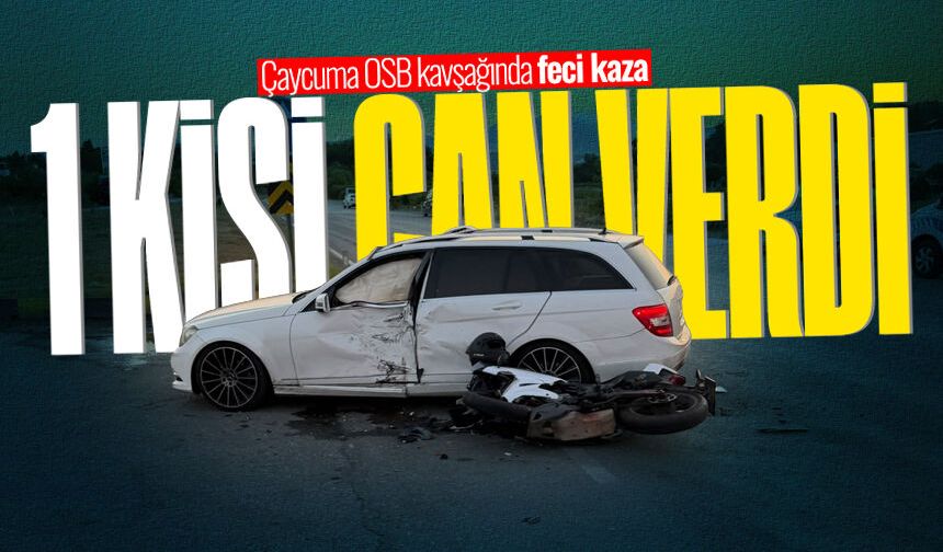 Kavşakta korkunç kaza: 1 kişi feci şekilde can verdi