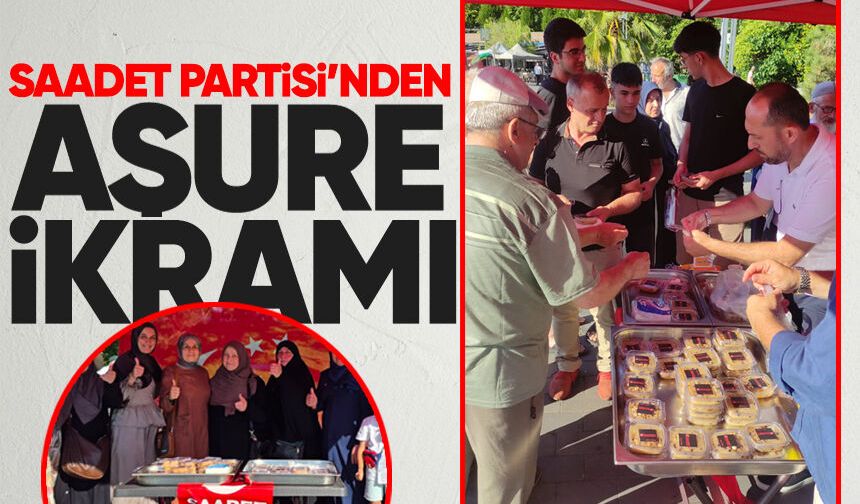 Saadet Partisi’nden Zonguldak Limanı’nda aşure ikramı