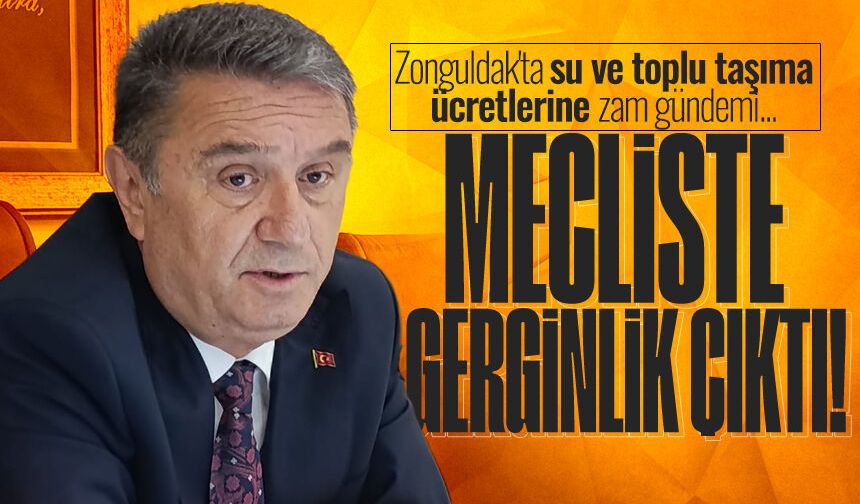 Su ve halk otobüsü ücretlerine zam teklifi mecliste gerginliğe yol açtı