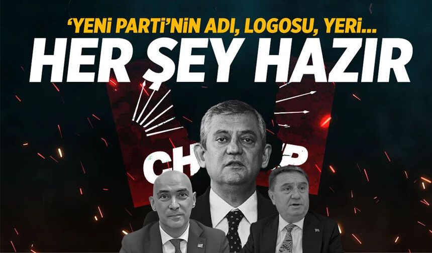 Tahsin Erdem ve Devrim Dural'ın da geçeceği yeni parti hazır! Adı, logosu ve renkleri...