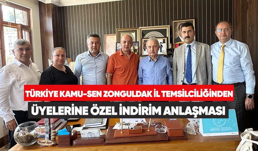 Türkiye Kamu-Sen Zonguldak il temsilciliğinden üyelerine özel indirim