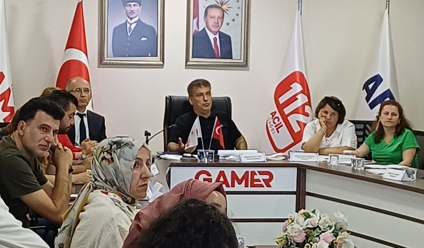 Olası sel felaketlerine karşı masabaşı tatbikatı yapıldı