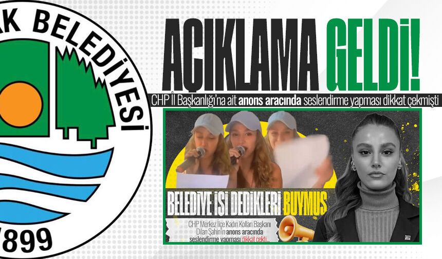Zonguldak Belediyesi’nden anons yapan “Dilan Şahin” hakkında açıklama