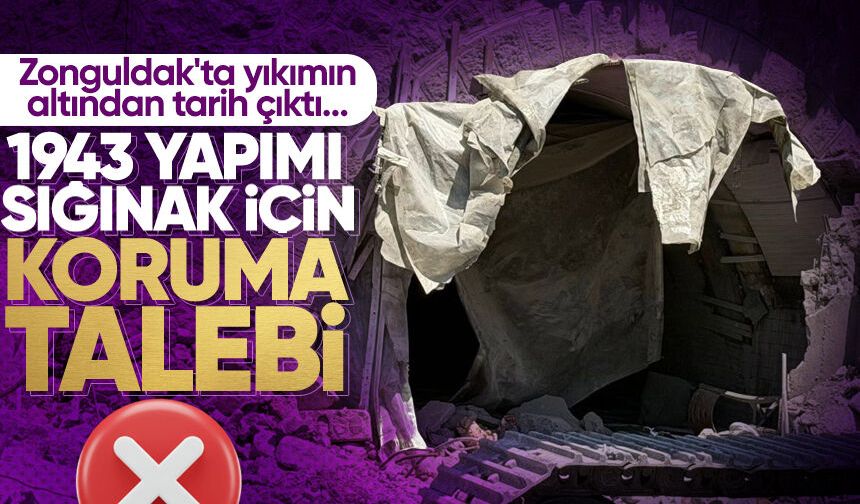 Zonguldaklı iş insanı, tarihi sığınağın korunması için Turizm Bakan Yardımcısı'na başvurdu