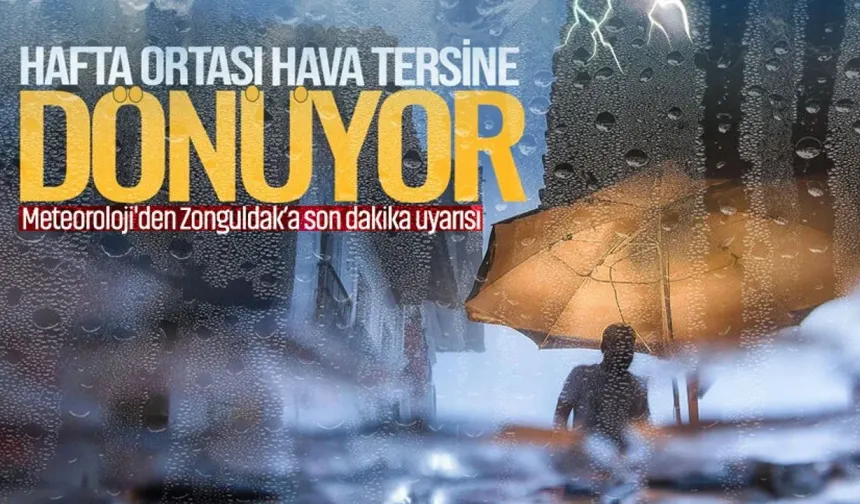 Zonguldak'ta sıcaklıklar düşüyor: Tekrar yağmur geliyor