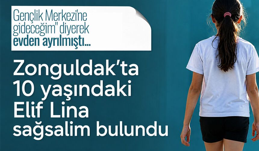 10 yaşındaki Elif Lina'dan sevindirici haber