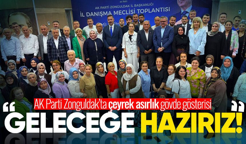 AK Parti Zonguldak’ta çeyrek asırlık gövde gösterisi: "Geleceğe hazırız!"