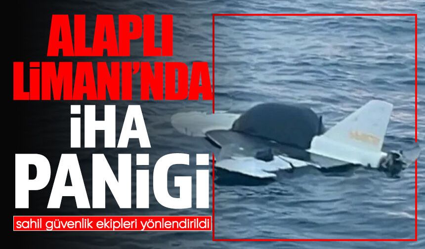 Alaplı Limanı’nda İHA paniği: Sahil güvenlik ekipleri yönlendirildi