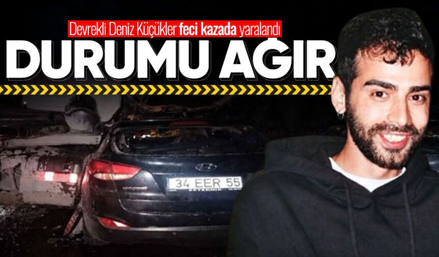 Devrekli Deniz Küçükler feci kazada ağır yaralandı