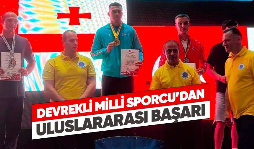 Devrekli milli sporcu'dan uluslararası başarı