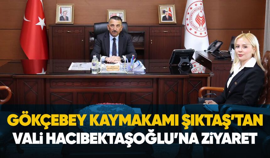 Gökçebey Kaymakamı Şıktaş’tan Vali Hacıbektaşoğlu’na ziyaret