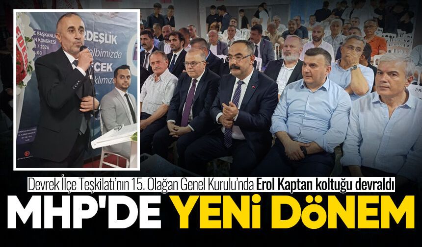MHP Devrek'te yeni dönem: Erol Kaptan koltuğu devraldı
