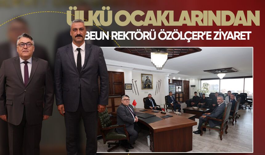 Ülkü Ocakları'ndan BEUN Rektörü Özölçer'e ziyaret