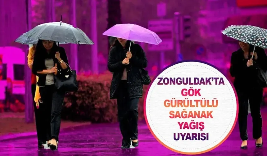Zonguldak’ta yağmur alarmı: Çarşamba günü sağanak geliyor