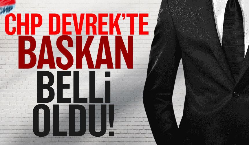 CHP Devrek'te yeni ilçe başkanı belli oldu