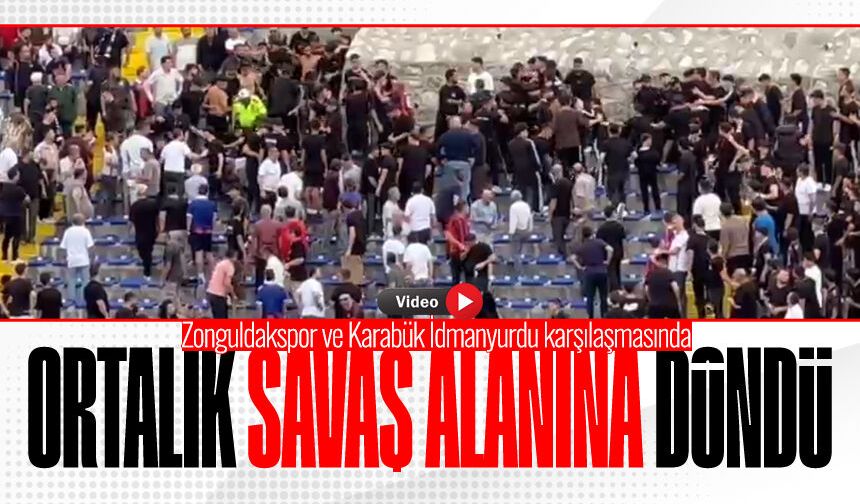 Derbide ortalık savaş alanına döndü: DarkSide taraftarları birbirlerine girdi