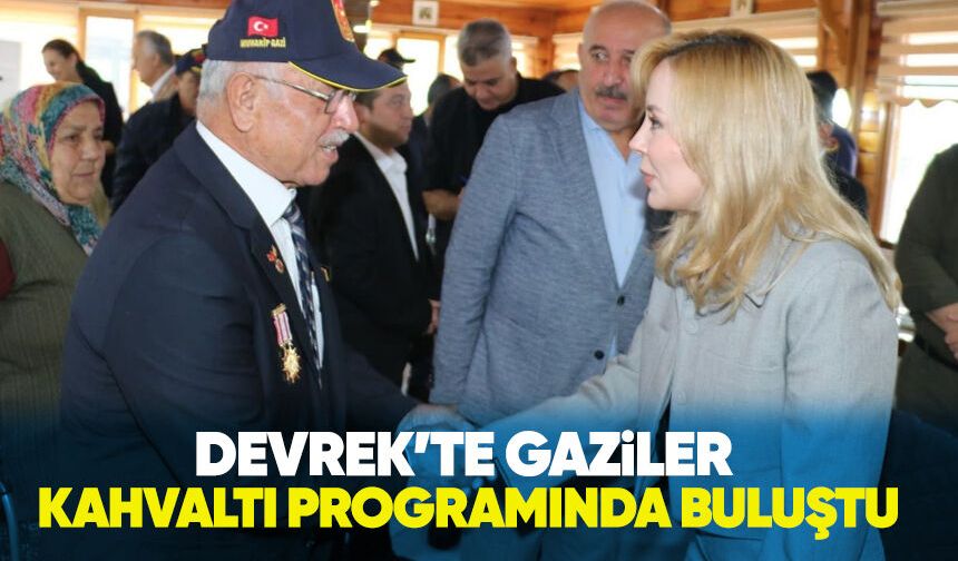 Devrek’te gaziler kahvaltı programında buluştu