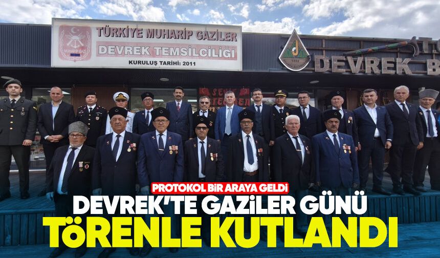 Devrek’te Gaziler Günü törenle kutlandı