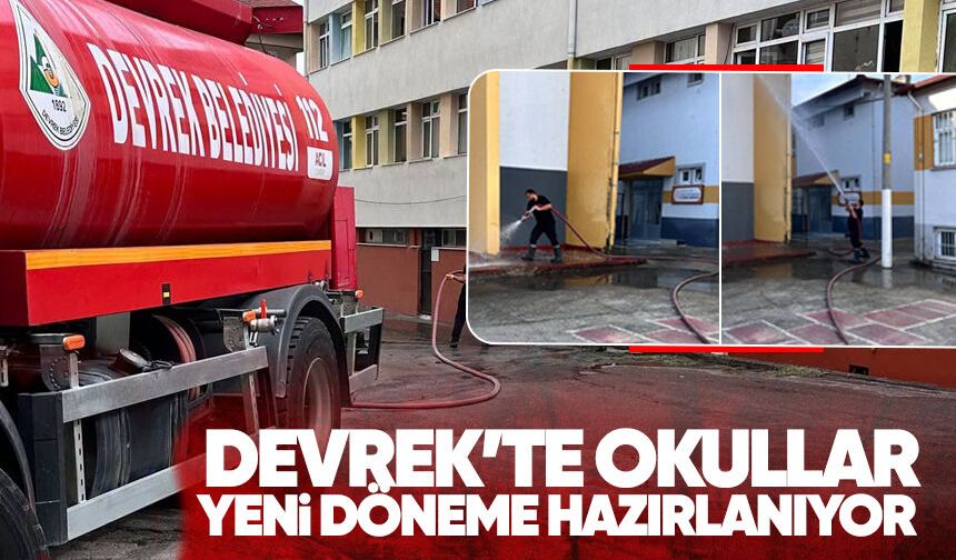 Devrek’te okullar yeni döneme hazırlanıyor