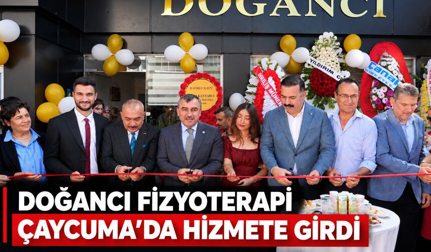 Doğancı Fizyoterapi Çaycuma’da hizmete açıldı