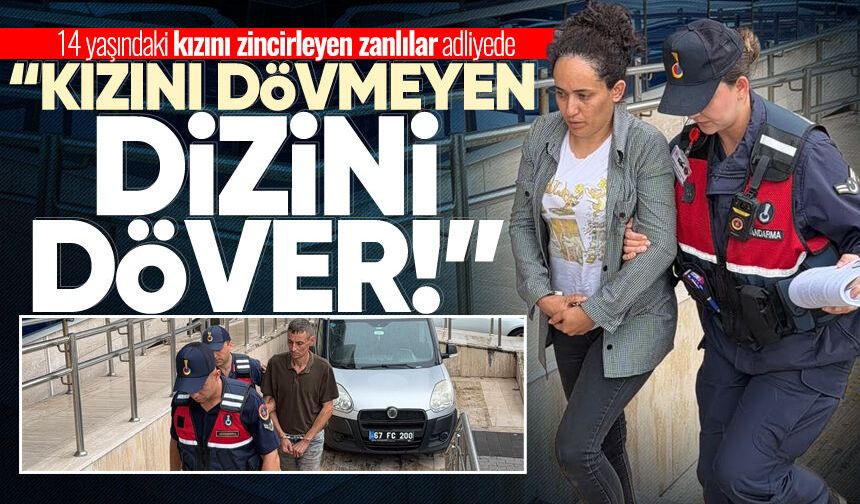Kızını zincirle bağladığı iddia edilen babadan şoke eden sözler: “Kızını dövmeyen dizini döver”