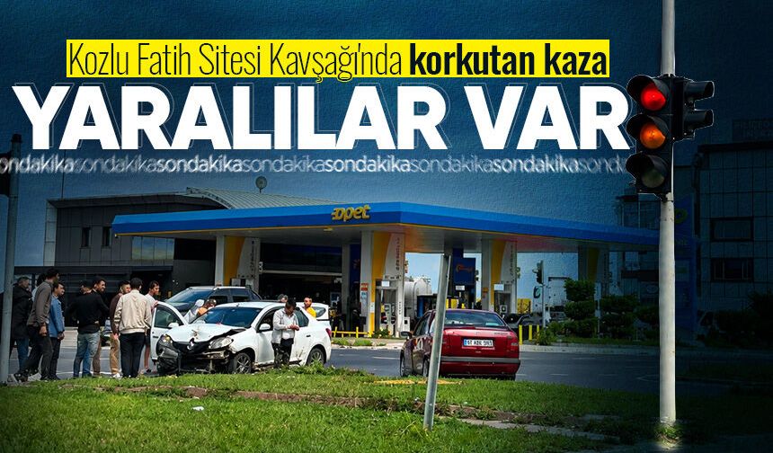 Kozlu Fatih Sitesi Kavşağı'nda kaza: 3 kişi yaralandı