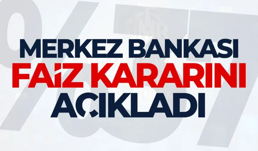 Merkez Bankası Eylül ayı faiz kararını açıkladı