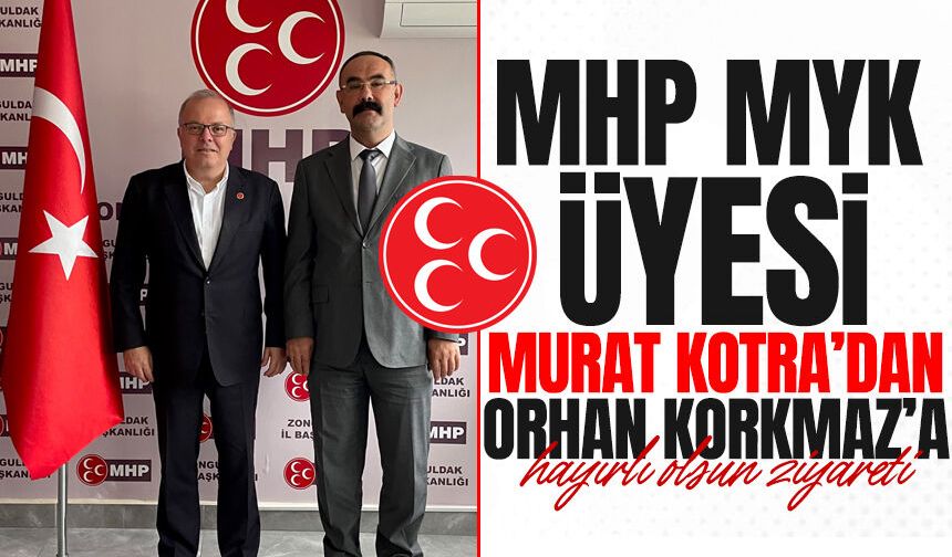Murat Kotra’dan Orhan Korkmaz’a hayırlı olsun ziyareti
