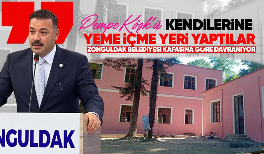 Zonguldak Belediyesi engelleniyoruz diyor ama hiçbir kurala uymuyor!