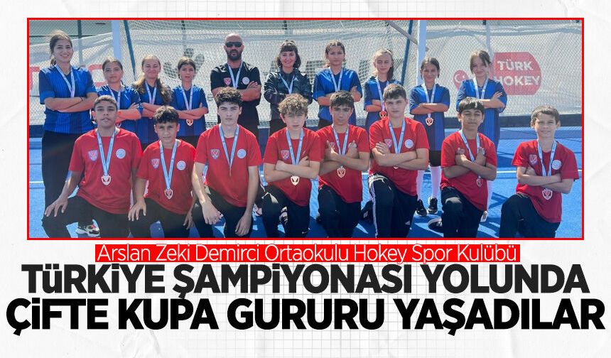 Türkiye Şampiyonası yolunda çifte kupa gurur yaşadılar