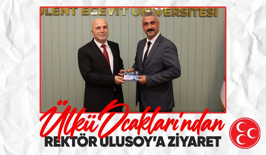 Ülkü Ocakları’ndan Rektör Ulusoy’a ziyaret: UZEM lisansları takdim edildi