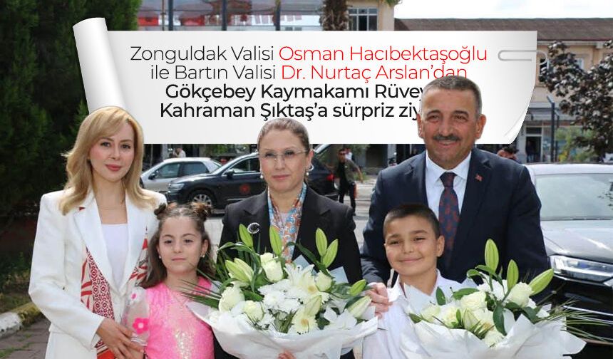 Valilerden Kaymakam Rüveyda Şıktaş'a sürpriz ziyaret