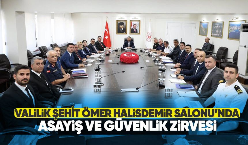 Zonguldak'ta asayiş ve güvenlik toplantısı yapıldı