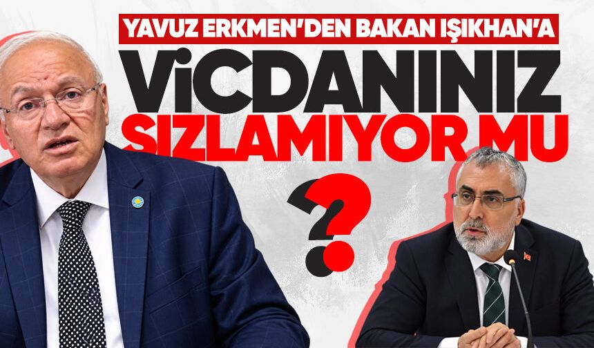 Erkmen’den Bakan Işıkhan’a Zonguldak soruları: “Vicdanlarınız sızlamıyor mu?”
