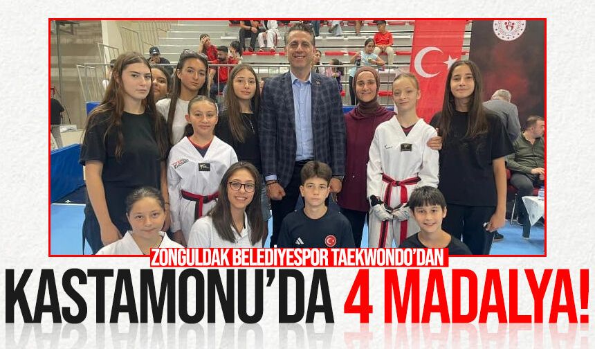 Zonguldak Belediyespor’dan Kastamonu’da 4 madalya!