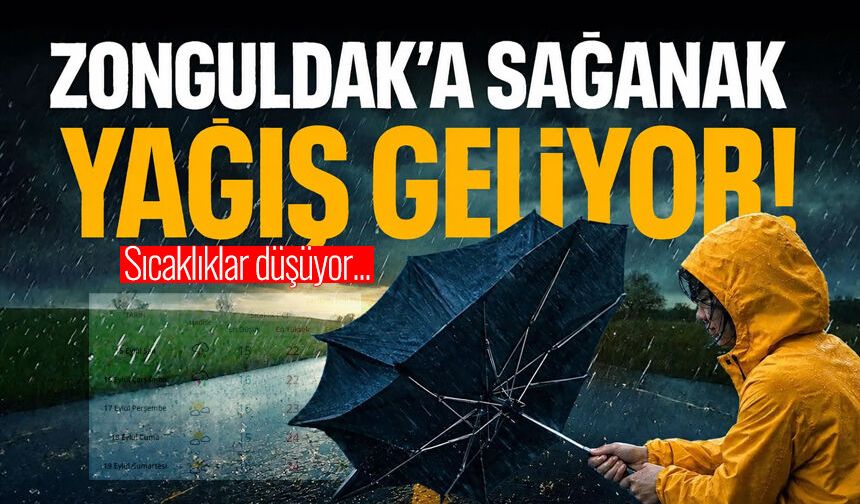 Zonguldak'a tekrar sağanak yağış geliyor