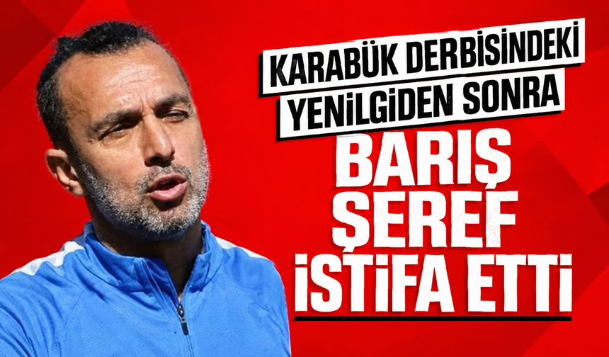 Zonguldakspor'da Barış Şeref dönemi sona erdi