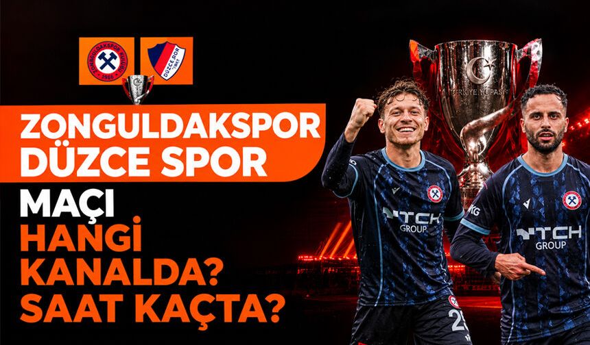Zonguldakspor’un kupa maçı hangi kanalda yayınlanacak?