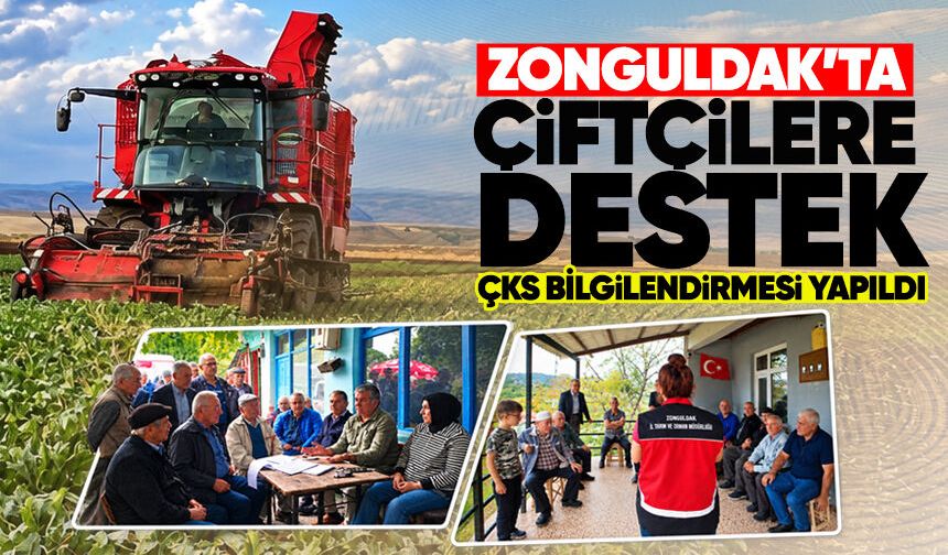 Zonguldak’ta çiftçilere destek ve ÇKS bilgilendirmesi