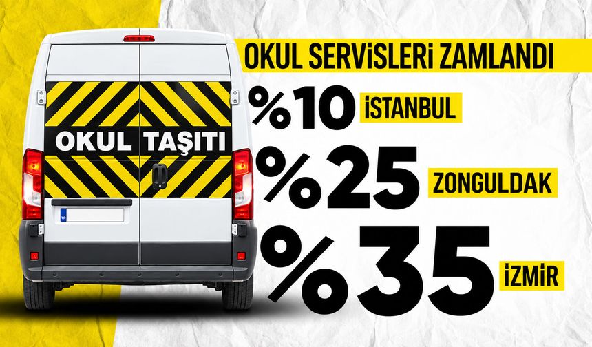 Zonguldak'ta okul servisi ücretlerine zam geldi, veliler tepki gösterdi