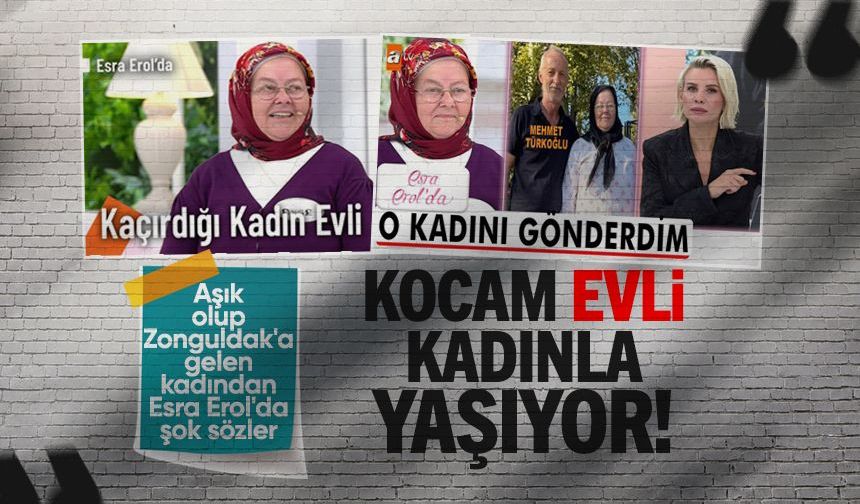 Aşık olup Zonguldak'a gelen kadından Esra Erol'da şok sözler: "Kocam evli bir kadınla yaşıyor"