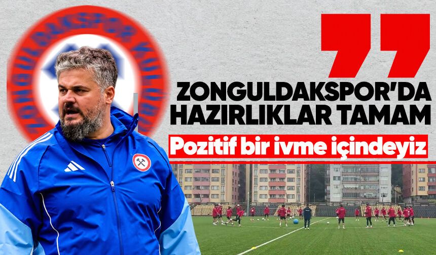 Zonguldakspor’da Düzcespor mesaisi tamamlandı: Ali Çalış’tan maç öncesi mesaj