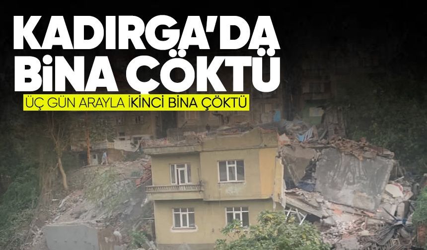 Zonguldak’ta bir binada daha çökme meydana geldi!